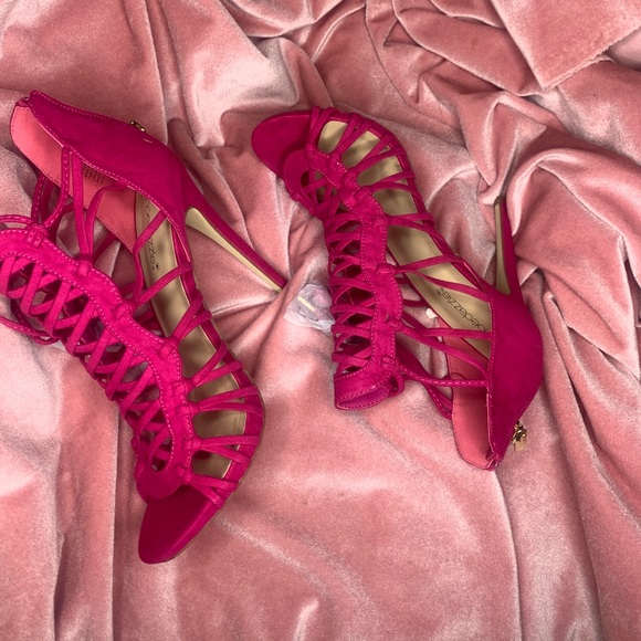 Shoe dazzle Analiza Lace Up Heeled Sandal size 10 brand new - Picture 6 of 10